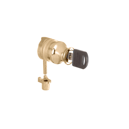 Gold Plated Plunger Lock for 3/8" Glass