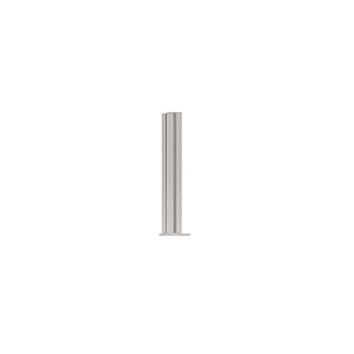 CRL PP4318LBS Brushed Stainless 18" High 1-1/2" Square PP43 Plaza Series Counter/Partition Corner Post