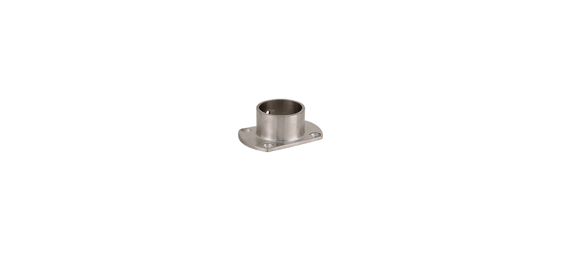 Polished Stainless Cut Flange for 1-1//2/" Tubing