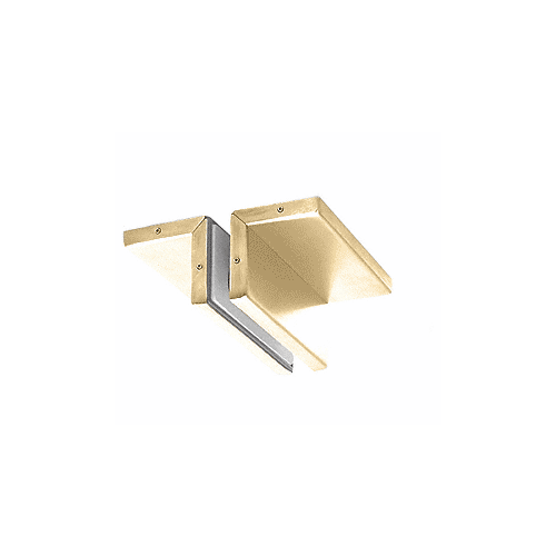 Brass Ceiling Mounted Support Fin Bracket Patch Fitting