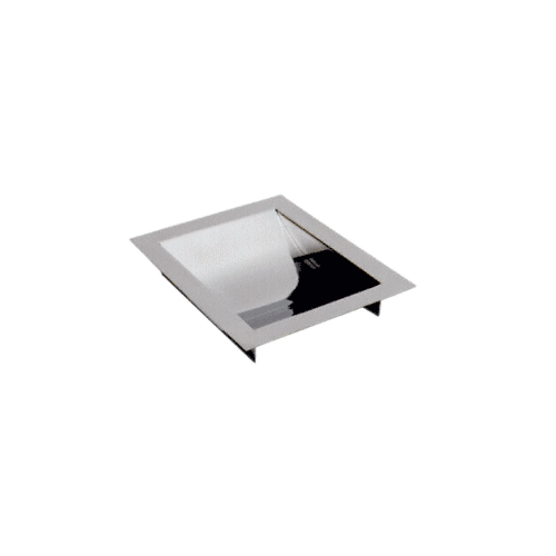 CRL CTD16 Polished Stainless Steel 16" Wide x 10" Deep x 1-9/16" High Standard Drop-In Deal Tray