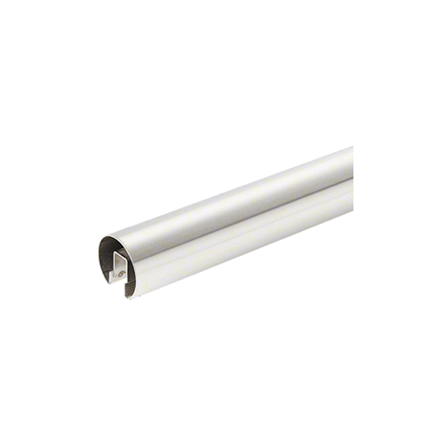 CRL GR25PS Polished Stainless 2-1/2" Premium Cap Rail for 1/2" Glass - 120"