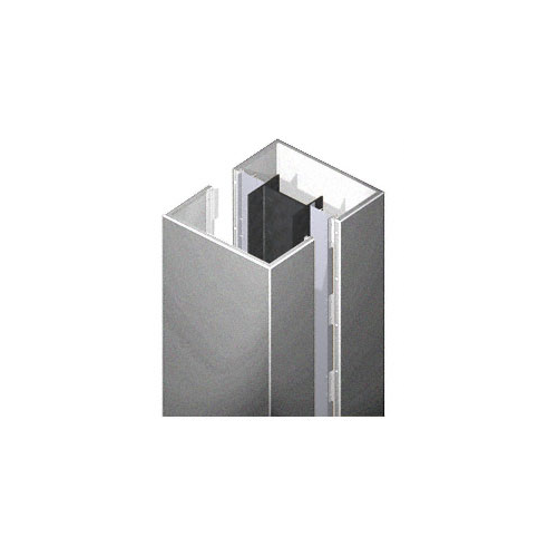 Custom Silver Metallic Standard Series Square Column Covers Two Panels Opposing