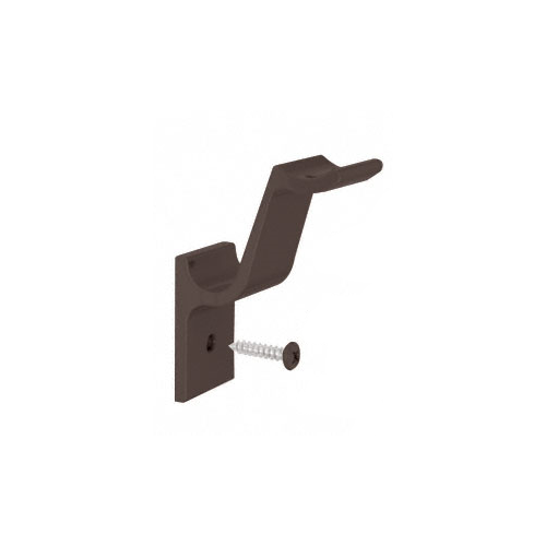 CRL ARHB1BRZ Matte Bronze Quick Connect Aluminum Hand Rail Bracket for 1-1/2" Diameter Tubing