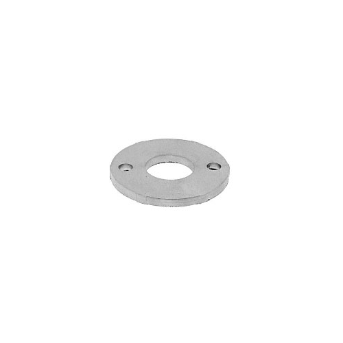 Mill Finish Aluminum Base Flange for 1-1/2" Schedule 40 Pipe Railings - Concrete/Steel Mount
