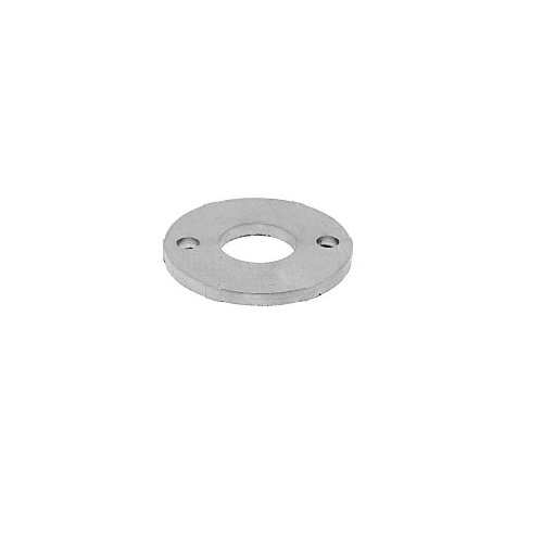 CRL PR12FCS Mill Finish Stainless Steel Base Flange for 1-1/4" Schedule 40 Pipe Railings - Concrete/Steel Mount