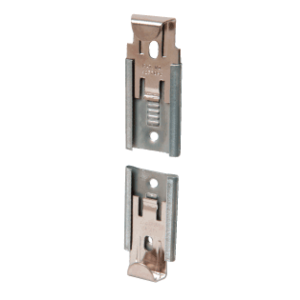 CRL 5064114BV Nickel Plated Adjustable Mirror Clip Set for 1/4" Beveled