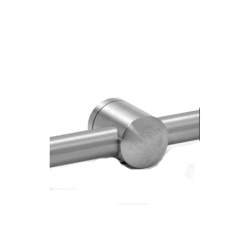 CRL CBR8BS 316 Brushed Stainless Center Standoff Connector (Flat Back)