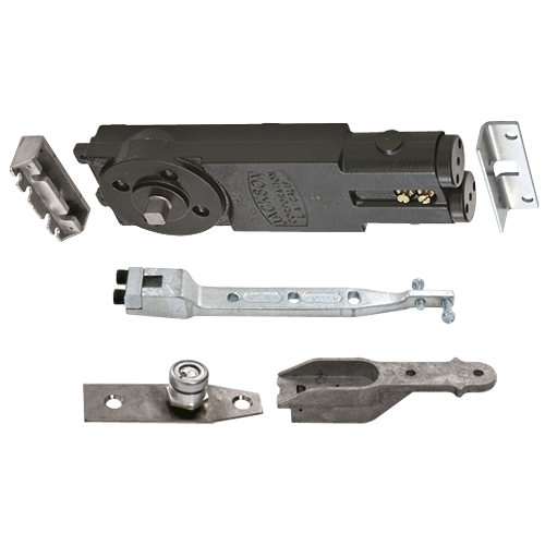 Regular Duty Spring 105 degree No Hold Open Overhead Concealed Closer With "P" End-Load Hardware Package