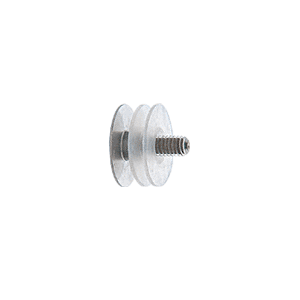 CRL LPC112BS Brushed Stainless Low Profile Standoff Cap Assembly for 1-1/2 Standoff Bases 