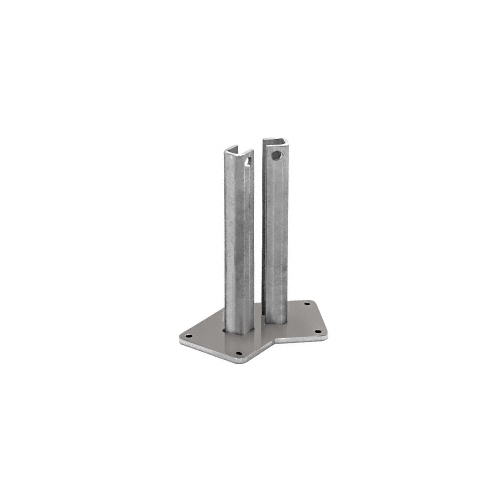 CRL BPAST30BS Brushed Stainless Steel Surface Mount Stanchion for up to 72" Barrier 135 Post