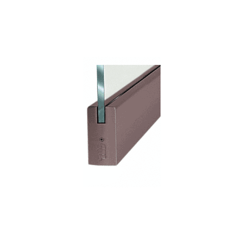 Black/Bronze Anodized Dry Glazed Frameless Glass 3' BP-Style Single Door Only Kit - without Lock
