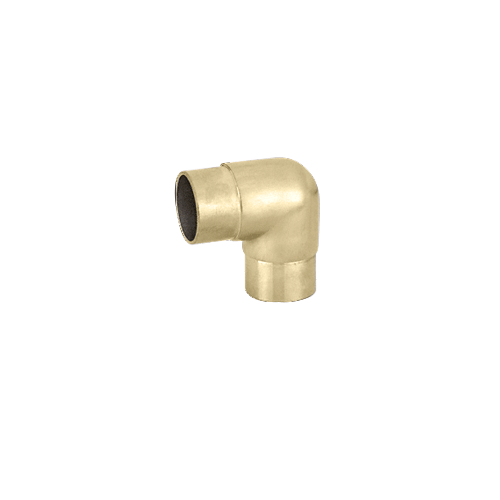 Satin Brass Sharp Radius 90 Degree Corners for 1-1/2" Tubing