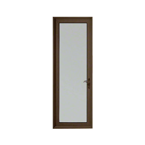 Bronze Black Anodized Series 900 Terrace Door Hinged Right Swing Out for 1" Glass