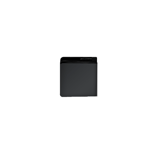 CRL Z934MBL Matte Black Z-Series Flat Surface Mount Square Type Glass ...