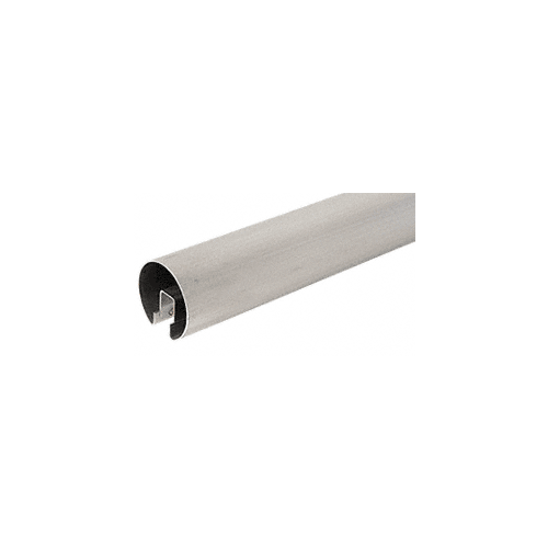 316 Brushed Stainless 2-1/2" Premium Cap Rail for 1/2" Glass - 120"