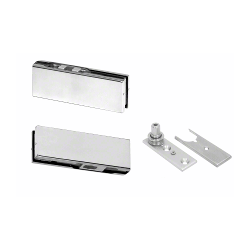 CRL PHE2BS Brushed Stainless European Patch Door Kit for Use with ...