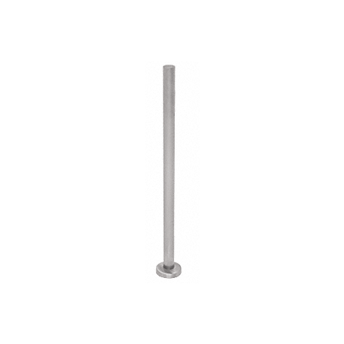 Brushed Stainless 42" Steel Round Glass Clamp Blank Post Railing Kit