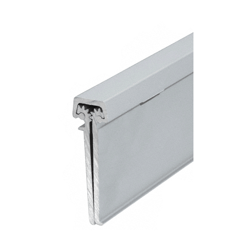Satin Anodized 83" Heavy-Duty Concealed Leaf Hinge with Lip for 1-3/4" Entry Door