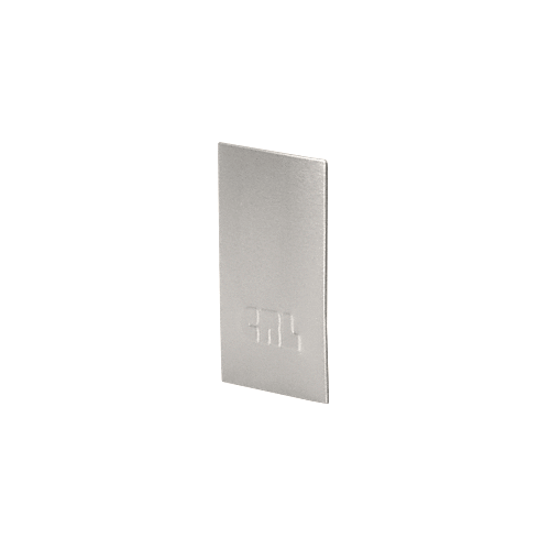 Brushed Stainless End Cap for B5S Series Standard Square Base Shoe