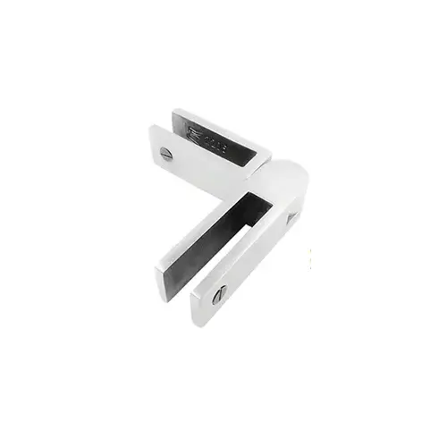 CRL GBCADJBS Brushed Stainless Adjustable Glass-to-Glass Bracing Clamp