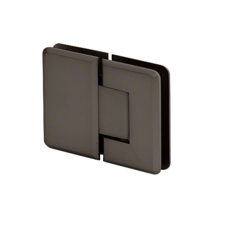 Oil Rubbed Bronze 180 Degree Glass-to-Glass Plymouth Series Hinge