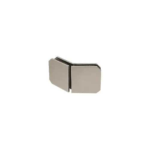 CRL M0635BN Brushed Nickel Monaco Series 135 Degree Glass-To-Glass Clamp