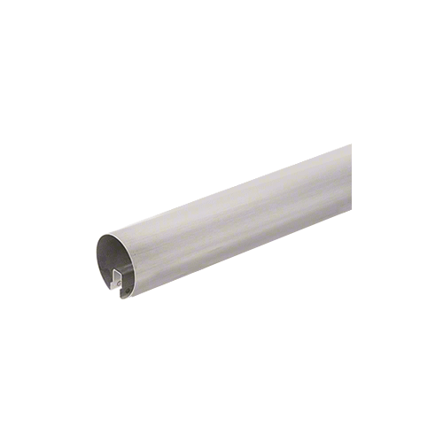 Brushed Stainless 4" Premium Cap Rail for 1/2" or 5/8" Glass - 120"