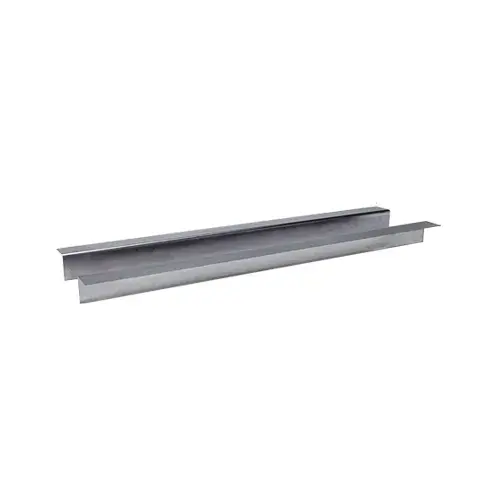 Brushed Stainless Steel 36" Shelf Brackets Pair