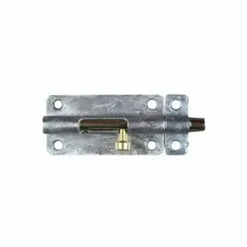 V834 4" Barrel Bolt Galvanized Finish