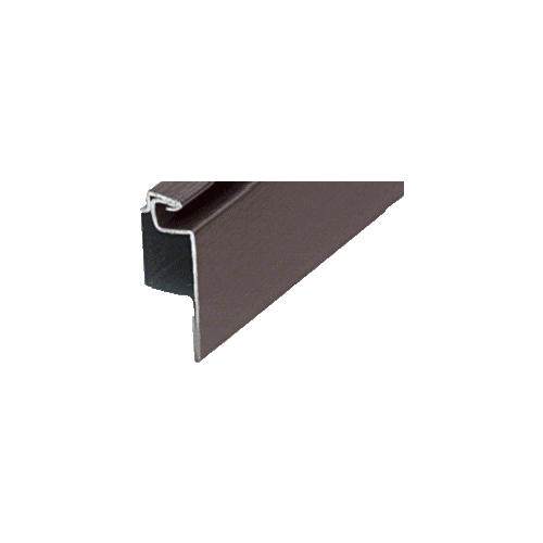 CRL WSFL1PBRZ Bronze 1/2" Roll Formed Aluminum Lip Screen Frame - 144" Stock Length