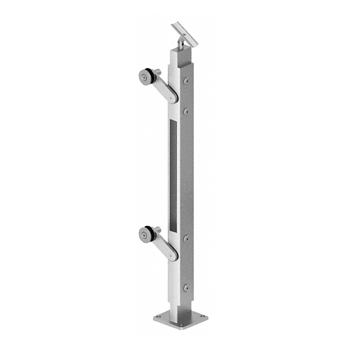 CRL P442EPS Polished Stainless 48" P4 Series End Post Railing Kit