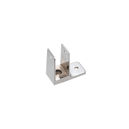 Chrome 1-9/32" One Ear Bracket for Restroom Partitions