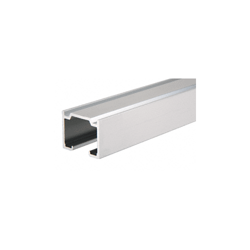 Satin Anodized Masteroll Enclosed Double Overhead Track for Pass-Thru Windows 144" Stock Length