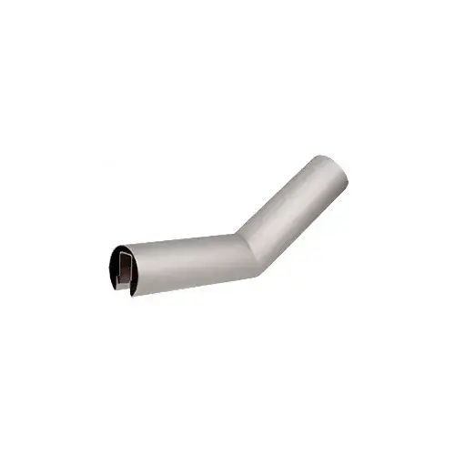 Brushed Stainless 35 Degree Lower Incline Corner for 2-1/2" Diameter Railing