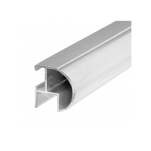 Brite Anodized Bull Nose Mirror Frame Extrusion 144" Stock Length