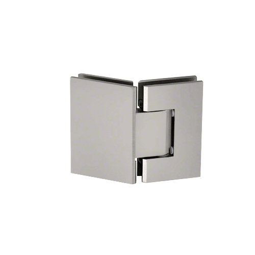 Satin Chrome Geneva 545 Series 135 Degree Glass-to-Glass Hinge