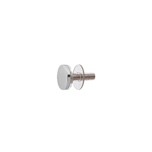 Satin Chrome 3/4" Diameter Standoff Cap Assembly