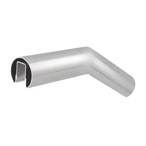 Polished Stainless 29 Degree Upper Incline Corner for 2-1/2" Diameter Railing