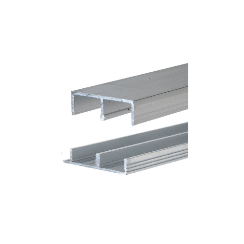 CRL EP11 Mill Aluminum Track for 3/4" Sliding Panels