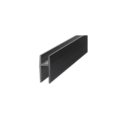 CRL D5610BL Flat Black Aluminum D5610 'H' Bar 144" Stock Length