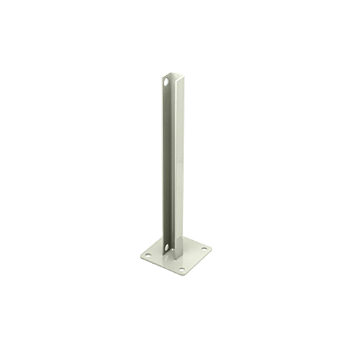 Oyster White AWS Steel Stanchion for 180 Degree Round or Rectangular Center or End Posts