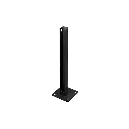 Black AWS Steel Stanchion for 135 Degree Rectangular Center Posts