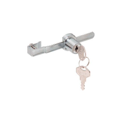 Chrome Keyed Alike Sliding Glass Door Lock