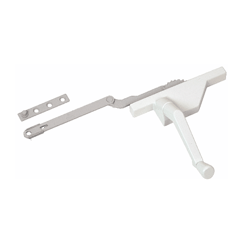 White Left Hand Dyad Casement Window Operator with 4-1/2" Link Arm