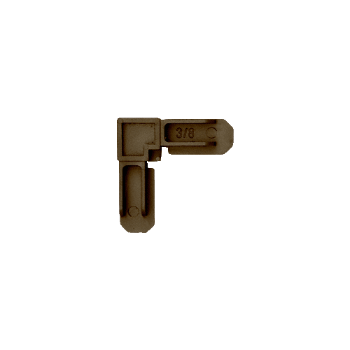 Bronze 3/8" Square Cut WSF346 Screen Frame Corners Bronze 3/8" Square Cut WSF346 Screen Frame Corners