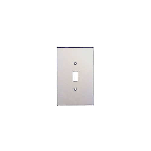 Clear Single Toggle Switch Acrylic Mirror Plate
