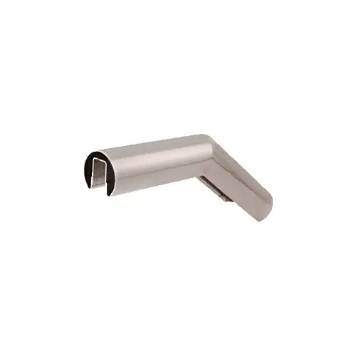 Polished Stainless 32 Degree Upper Incline Corner for 4" Diameter Railing