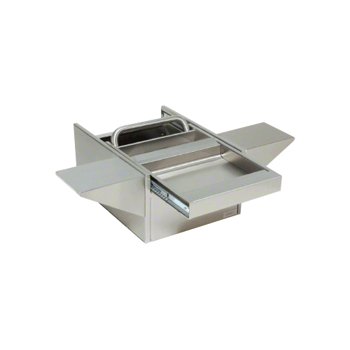 CRL FL3246C Brushed Stainless Deep Transaction Drawer With Cash Tray
