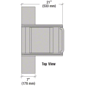 CRL FL3246C Brushed Stainless Deep Transaction Drawer With Cash Tray